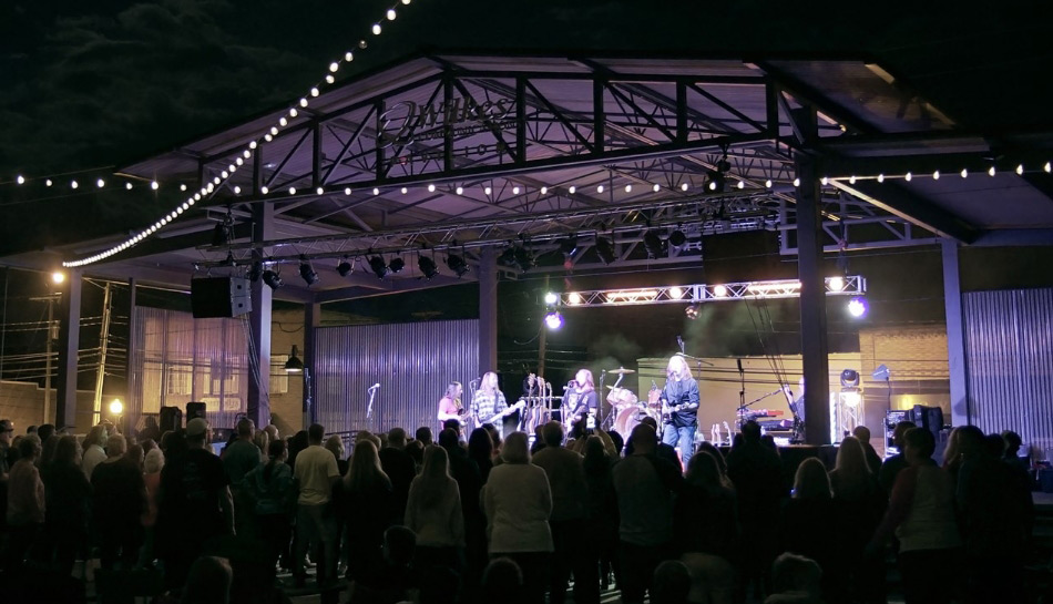 Wilkesboro Musicians on stage